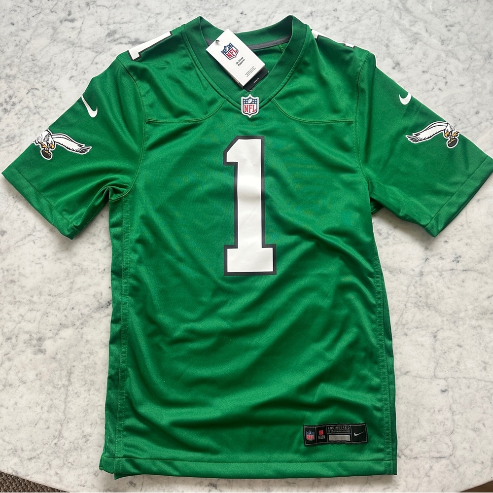 Men’s Philadelphia Eagles Jalen Hurts Kelly Green Jersey